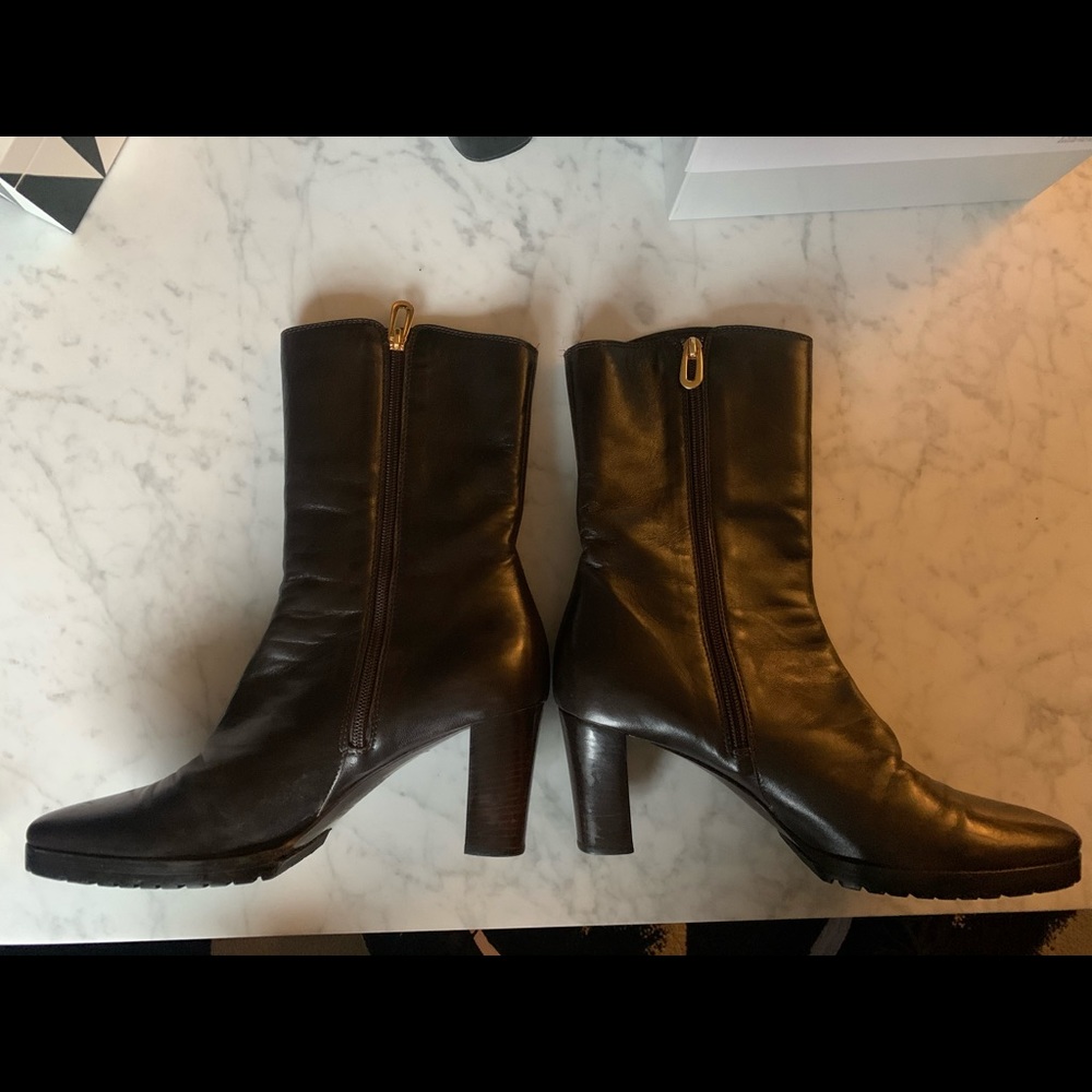 Botticelli stunning stacked heel boots, size 41